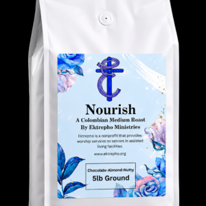 Ground, Ektrepho Colombian Medium Roast, Case (1 - 5lb Bag)