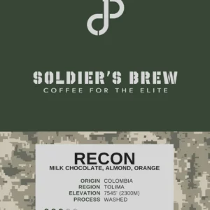 Soldiers Brew Ground Colombian Medium Roast Bag